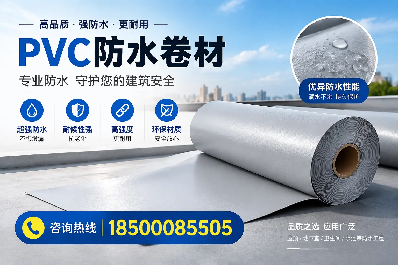 沈阳地区pvc防水卷材的市场现状与发展趋势